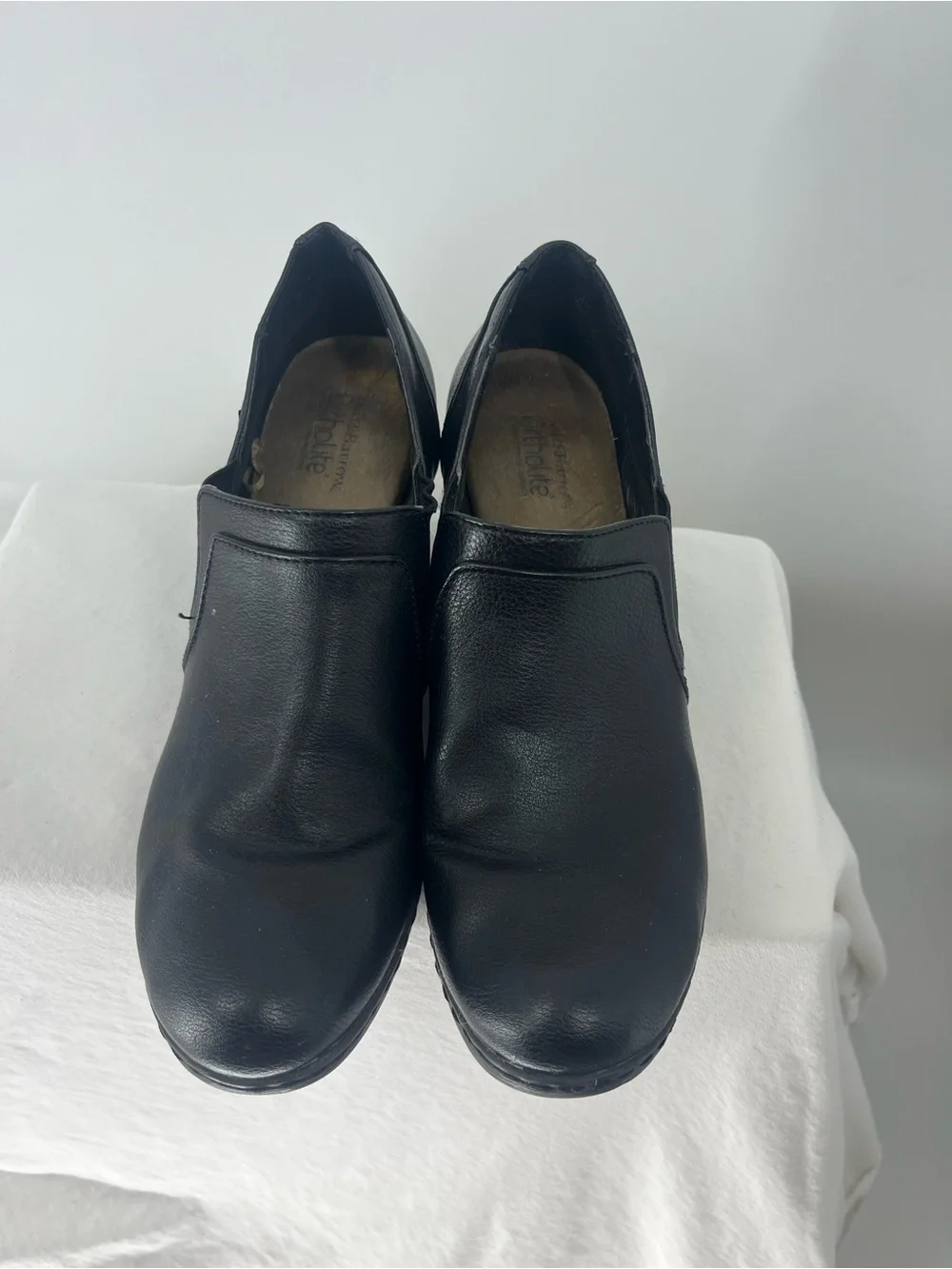 croft & barrow Black Slip-On Leather Loafers